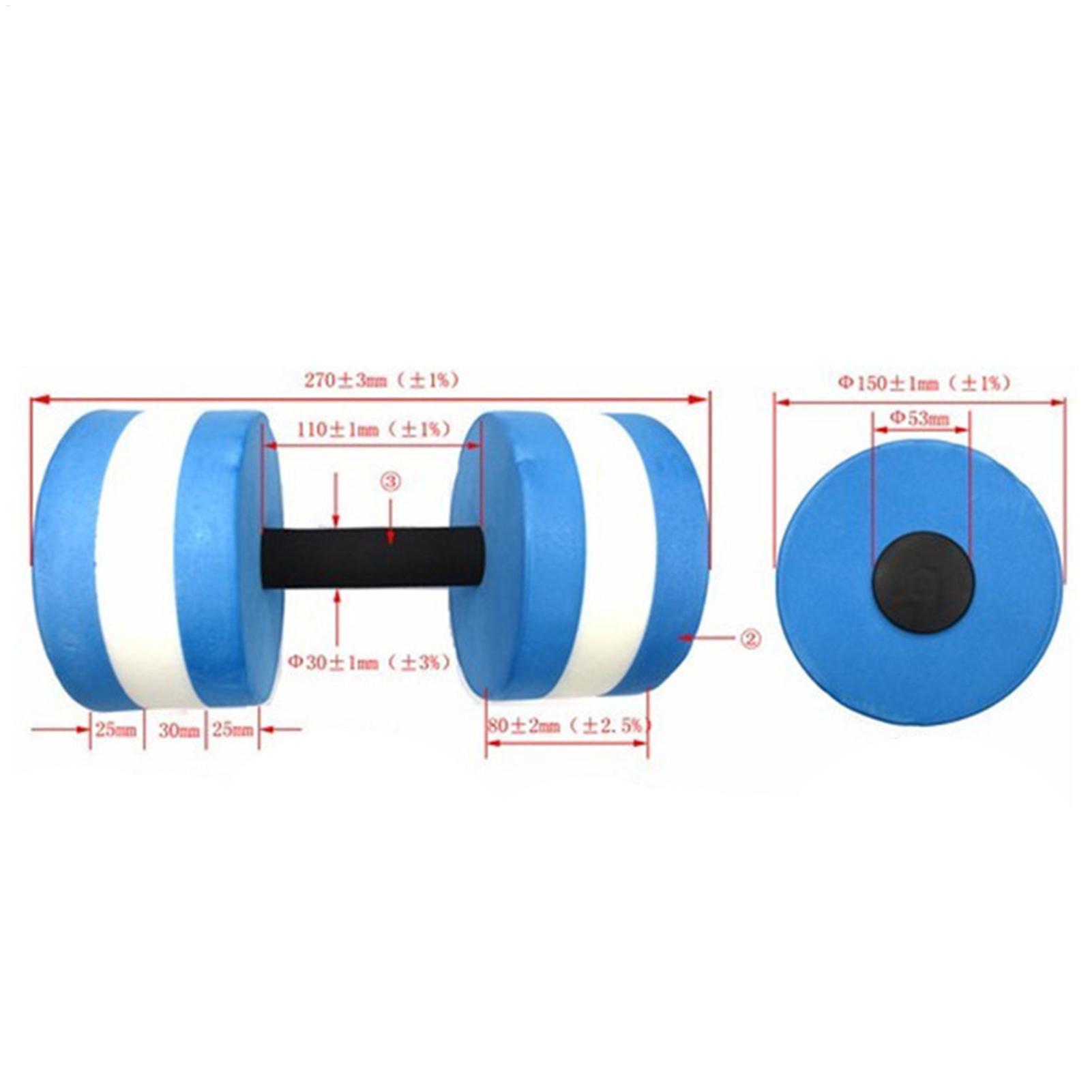 Aquatic Sports Types - 1/2pcs EVA Water Dumbbell Pool Exercise