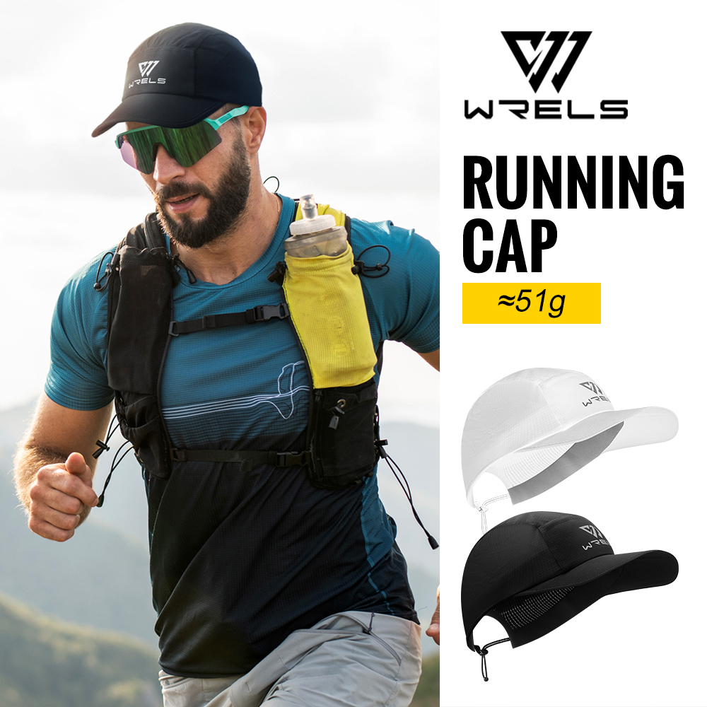 Aquatic Sports Cap - WRELS Running Cap Lightweight Mesh Brim