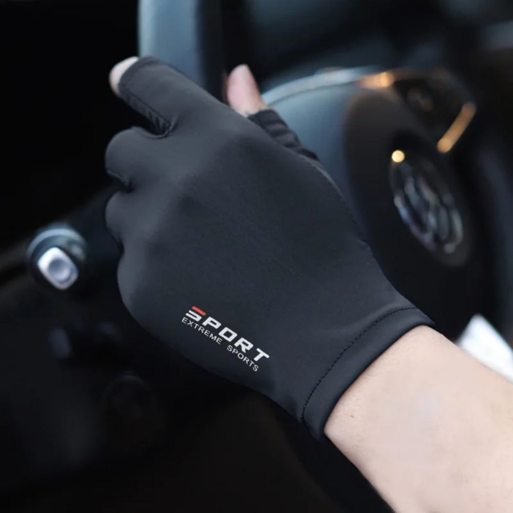 Spearfishing Glove - Ice Silk Halffinger Cycling Gloves for