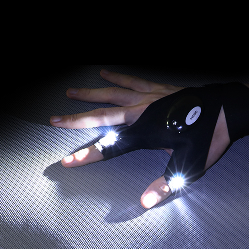 Fingerless Glove LED Flashligh - đánh giá và giá Spearfishing Glove