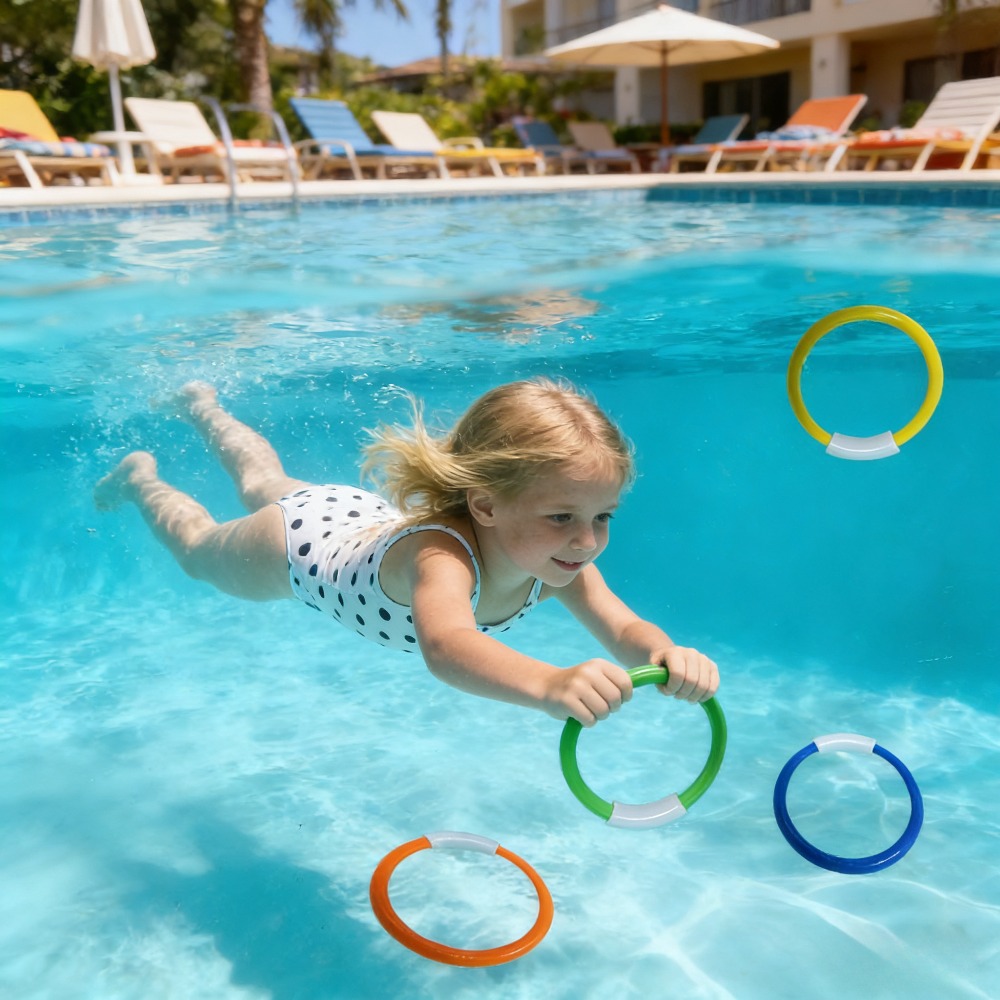 4 Colorful Diving Rings, For P - đánh giá và giá Aquatic Diving