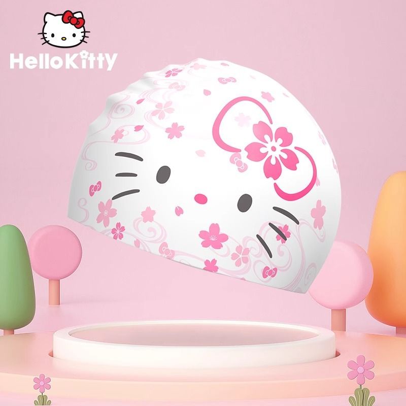 Anime Hello Kitty Cartoon Swim - đánh giá và giá Aquatic Sports Cap