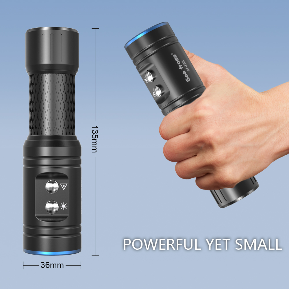 Strbea 1000 Lumens LED Flashli - đánh giá và giá Underwater Flashlight