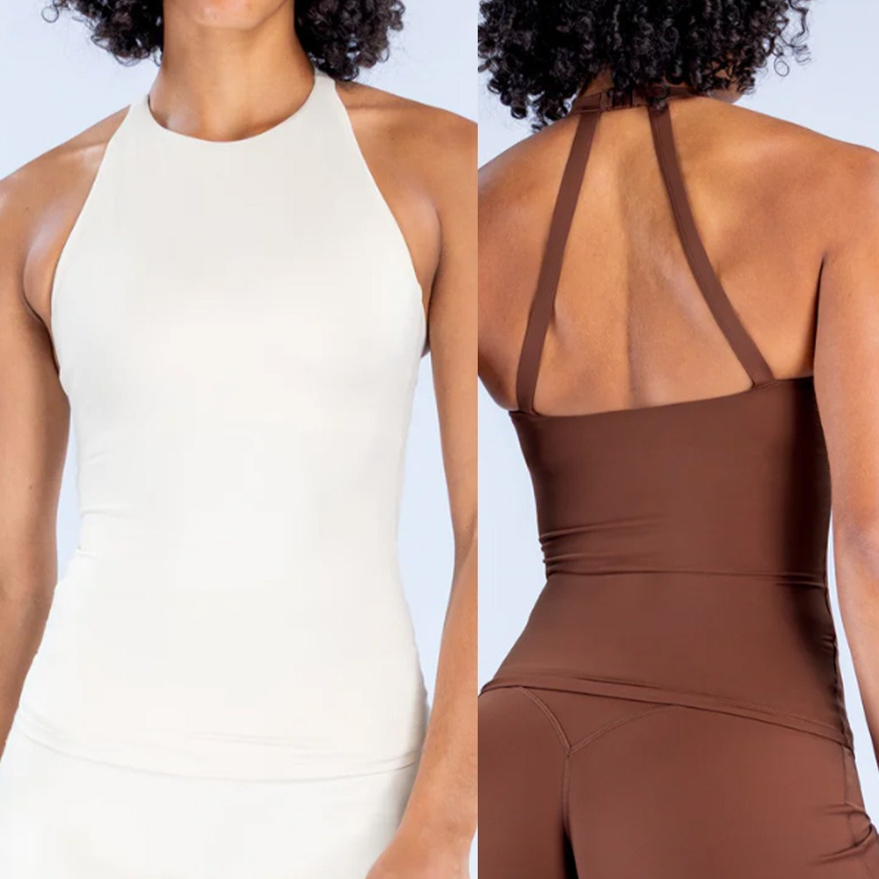 Women Halter Tank Top Built In - đánh giá và giá Aquatic Gym