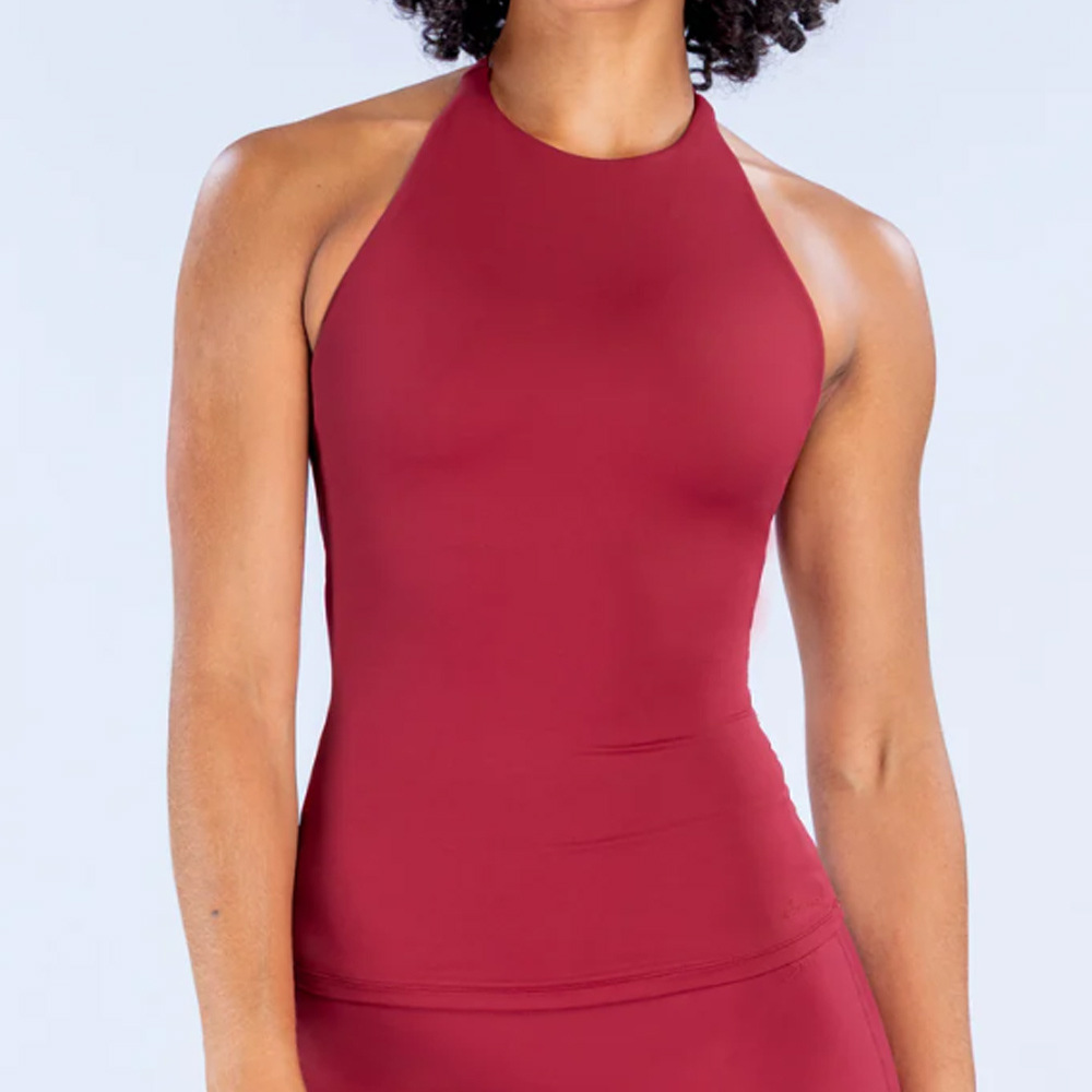 Women Halter Tank Top Built In - đánh giá và giá Aquatic Gym