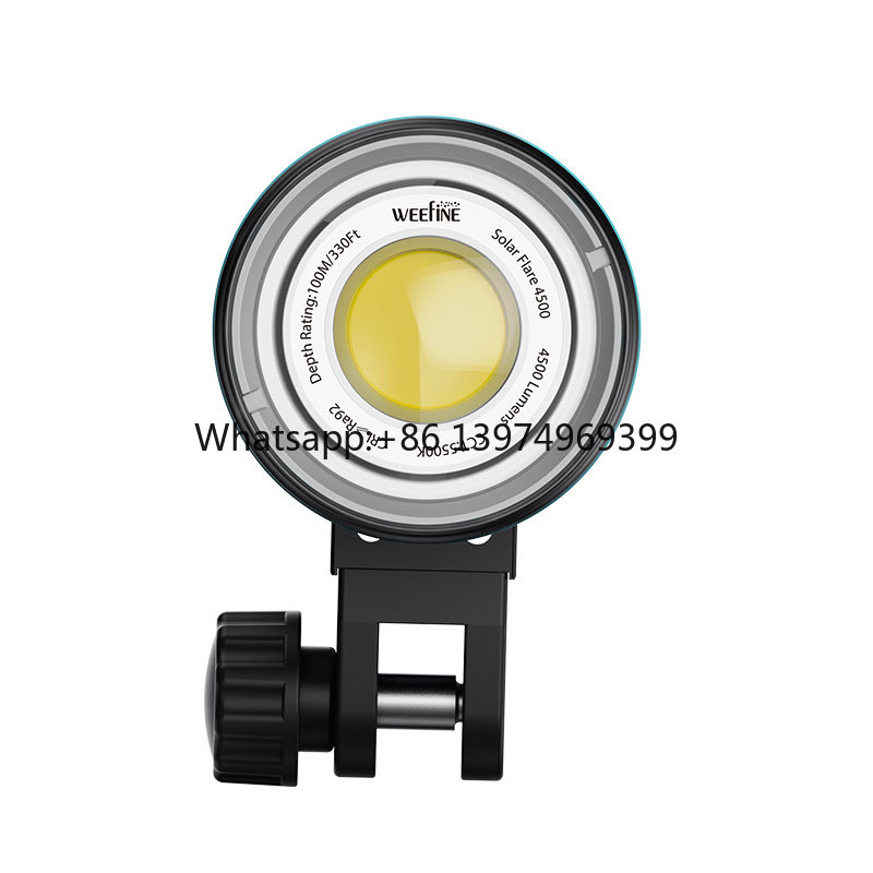 WEEFINE  SolarFlare 4500 WF102 - đánh giá và giá Underwater Flashlight